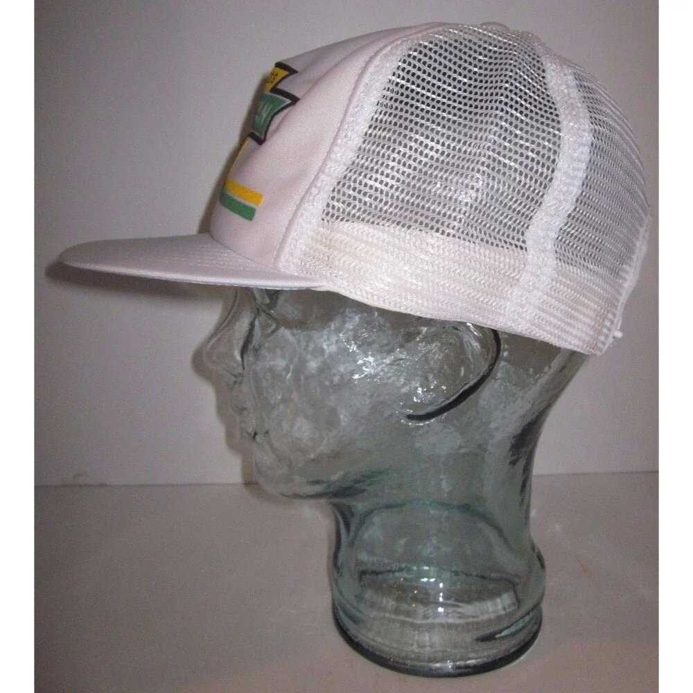 Spartan Express Freight Trucker Hat Cap 1980s - Mesh Snapback Hauling Semi Truck - Picture 2 of 5